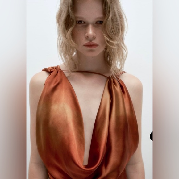 COPY - Zara Satin Effect dress, NWT!! - Picture 4 of 6